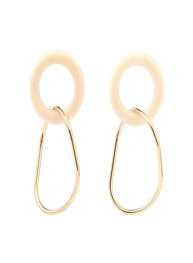 SALTY Pack of 2 Timeless Luxury Gold Earring for Women | Stylish Fashion Jewellery | Accessories for Girls | Minimal Jewelry | Ideal for Gifting | Marriage, Birthday | Gift for Valentine Day - Image 5