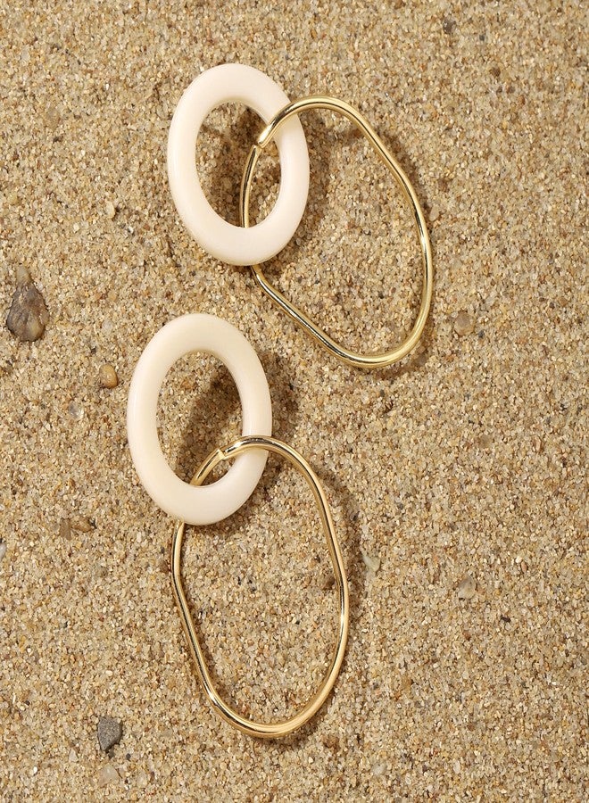 SALTY Pack of 2 Timeless Luxury Gold Earring for Women | Stylish Fashion Jewellery | Accessories for Girls | Minimal Jewelry | Ideal for Gifting | Marriage, Birthday | Gift for Valentine Day - Image 3