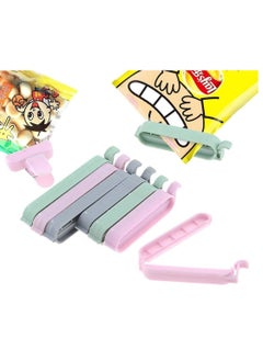 Sealing Clips, 12 Pcs Food Clips Plastic Bag Clip Clamp Sealer for Kitchen, Snack Crisp Packet Clip, Fresh Storage Sealer, Colorful