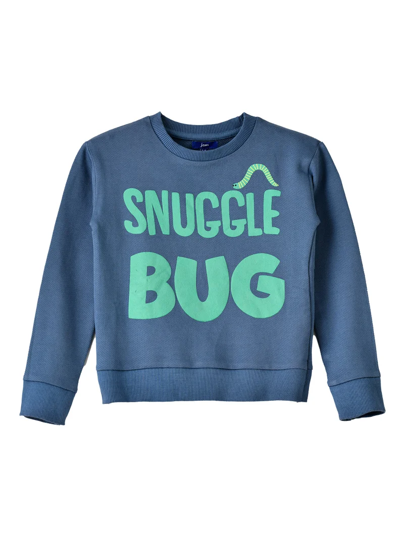 JAM Boys 'Snuggle Bug' Graphic Print Crew Neck Sweatshirt