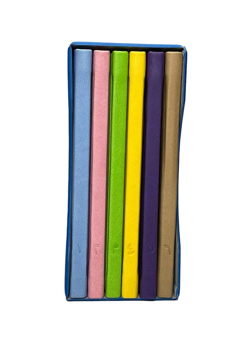 مختصر تفسير كلمات القران الكريم مقسم 6 اقسام بعلبه قياس 10*14 فني لون كحلي - نسخة أصلية - Image 3