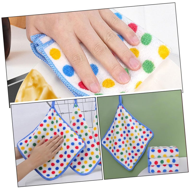 10pcs Oil Resistant Kitchen Cloths Soft Absorbent Dish Towels Quick Dry - Image 4
