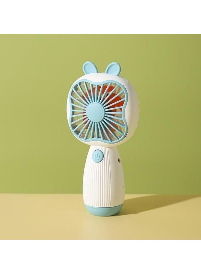 Portable Handheld Fan with Charging, Mini Fan for Home and Office Use (White) - Image 1
