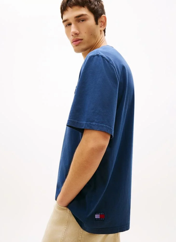 TOMMY JEANS  Classic Logo Crew Neck T-Shirt for Men | Best Price UAE