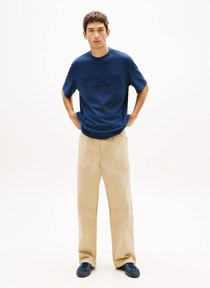 TOMMY JEANS  Classic Logo Crew Neck T-Shirt for Men | Best Price UAE