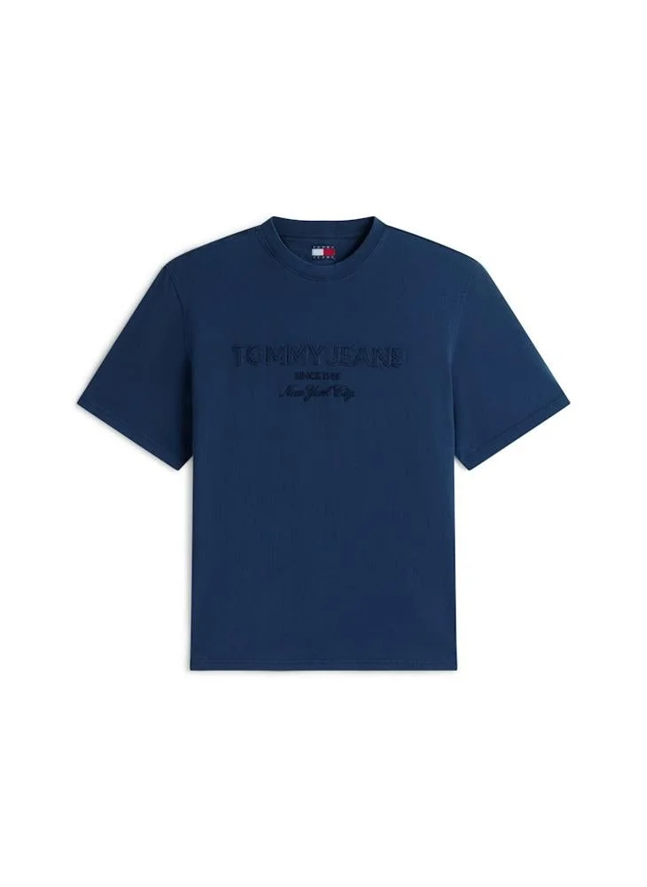 TOMMY JEANS  Classic Logo Crew Neck T-Shirt for Men | Best Price UAE