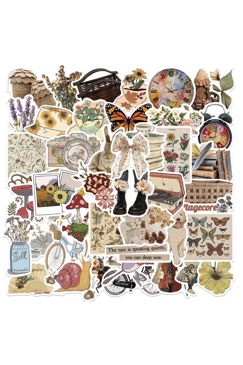 قوس قزح أورينبو 50 قطعة من ملصقات الفينيل الكلاسيكية القديمة لأجهزة الكمبيوتر المحمولة والكمبيوتر المحمول، مجموعة ملصقات جميلة وحنينية لزجاجة المياه ولوح التزلج والجيتار والسيارة والصدمات والأمتعة - Image 1