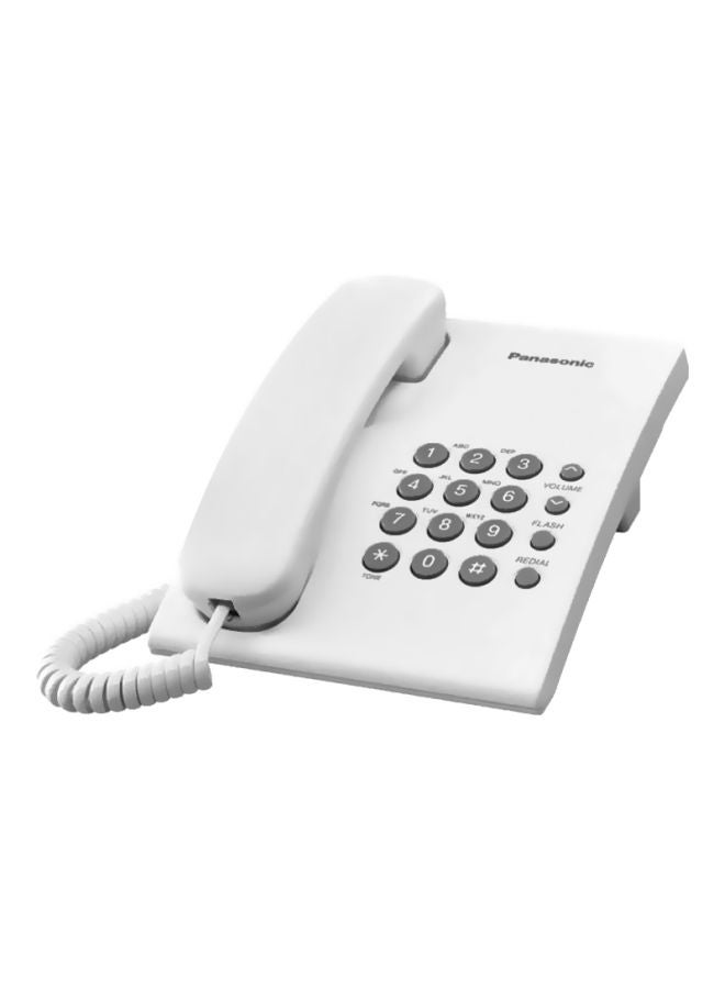 Panasonic KX-TS500 Corded Phone - White/Grey - Image 1