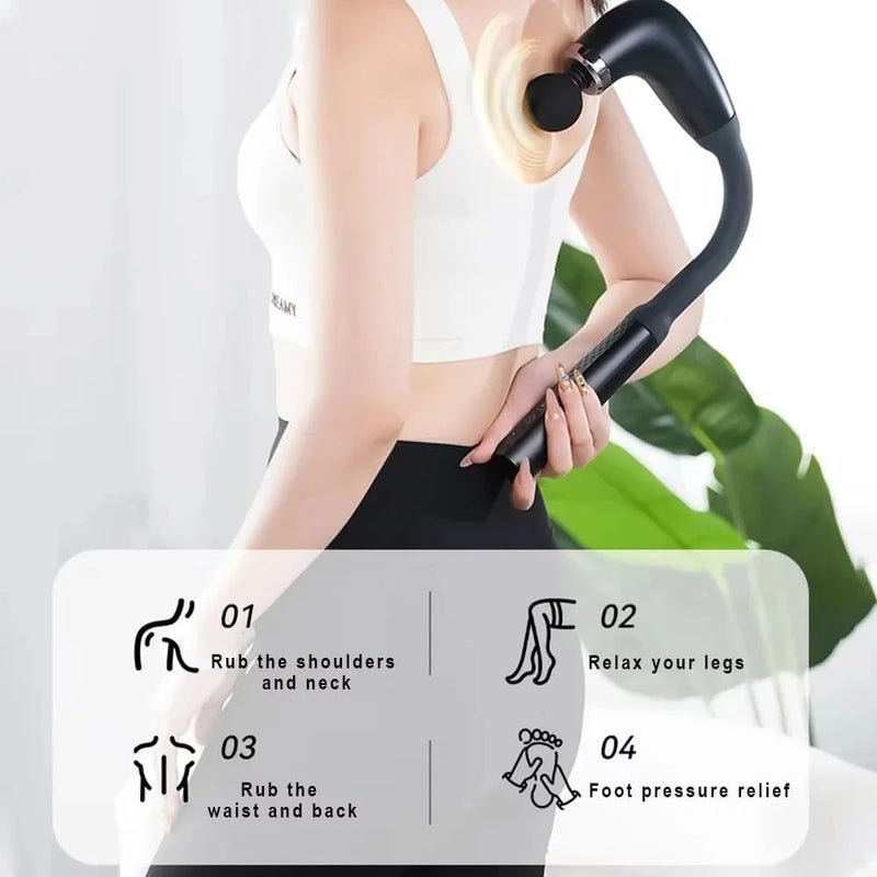 Electric Neck Massager with Heat, Deep Tissue Shiatsu Neck & Shoulder Massager, 3D Kneading Massage Pillow, Adjustable Intensity, Portable Pain Relief Massager for Home, Office & Car (CY-818) - Image 2