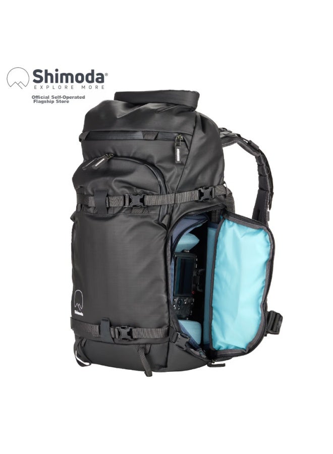 Shimoda Camera Bag, American Tenmoku Professional Outdoor Travel Adventure Camera Bag, Yidong Action X25v2 Small Size, Mirrorless Camera Inner Liner Set, Carbon Black, 520-118 - Image 3