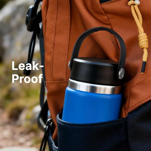 Prurex Lid for Hydro Flask12 16 18 20 32 40 64oz Wide Mouth Bottle, Replacement lid for Thermoflask,Iron Flask,Takeya and More 2.28"Wide Mouth Bottles (1 Pack） - Image 3