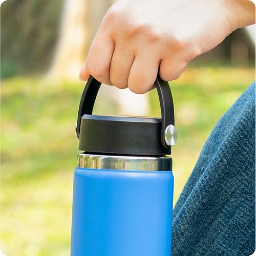 Prurex Lid for Hydro Flask12 16 18 20 32 40 64oz Wide Mouth Bottle, Replacement lid for Thermoflask,Iron Flask,Takeya and More 2.28"Wide Mouth Bottles (1 Pack） - Image 2