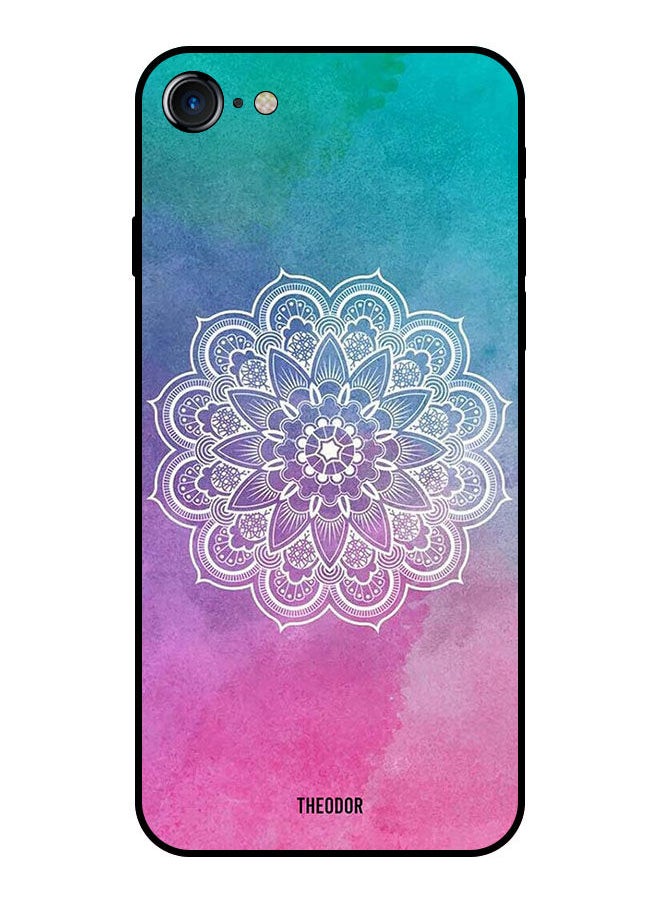 Theodor Protective Case Cover For Apple Iphone SE 2022 Flower At Center  - Image 1