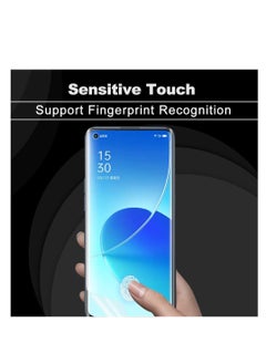 RINCO 2Pcs Nano Hydrogel Film for Oppo Reno 9 /9 Pro/9 Pro+/Reno 8T 5g, Soft Flexible Film Transparent Screen Protectors with Fingerprint Unlock Explosion-proof (NOT Tempered Glass)  - Image 2
