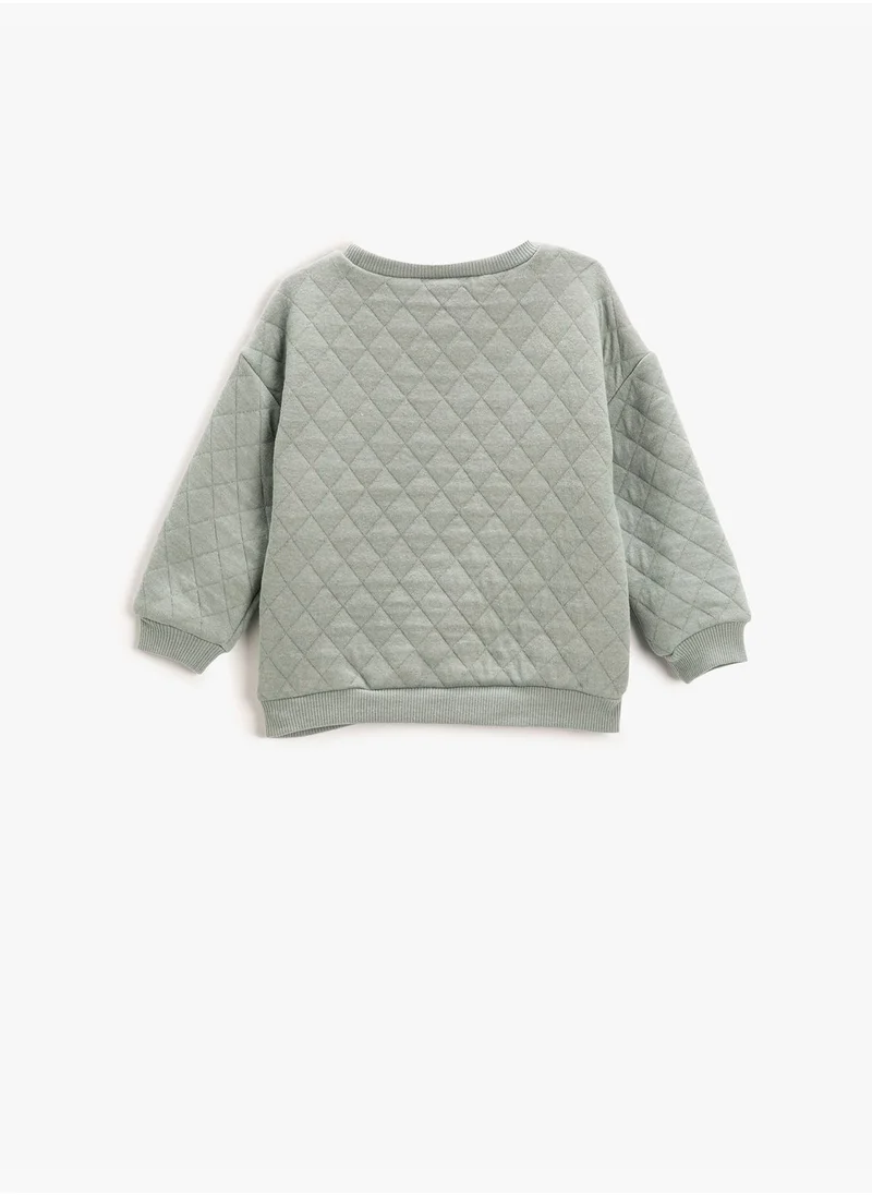 KOTON Basic Sweatshirt Crew Neck