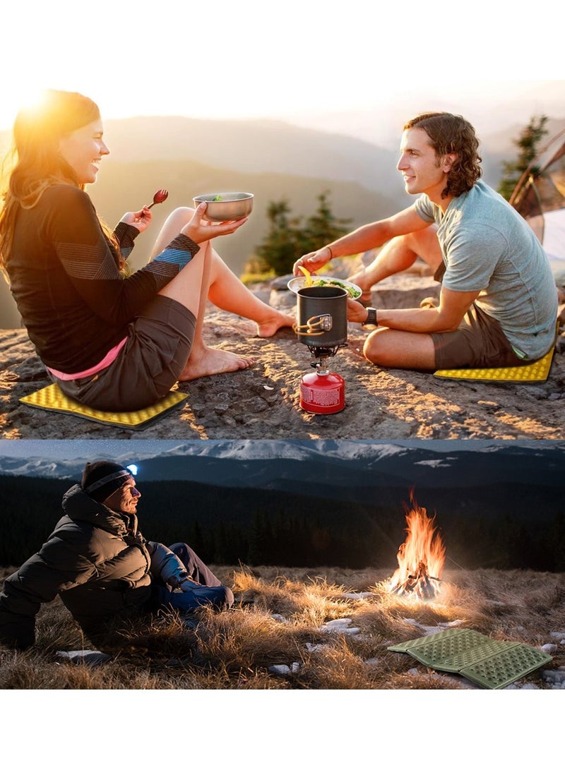 Generic Portable Foldable Cushion Seat, Lightweight Waterproof Foam Pad, 5-Piece Camping Mat Set for Outdoor Activities, Stadium Seating, Hiking, Backpacking, and Picnics - Image 4