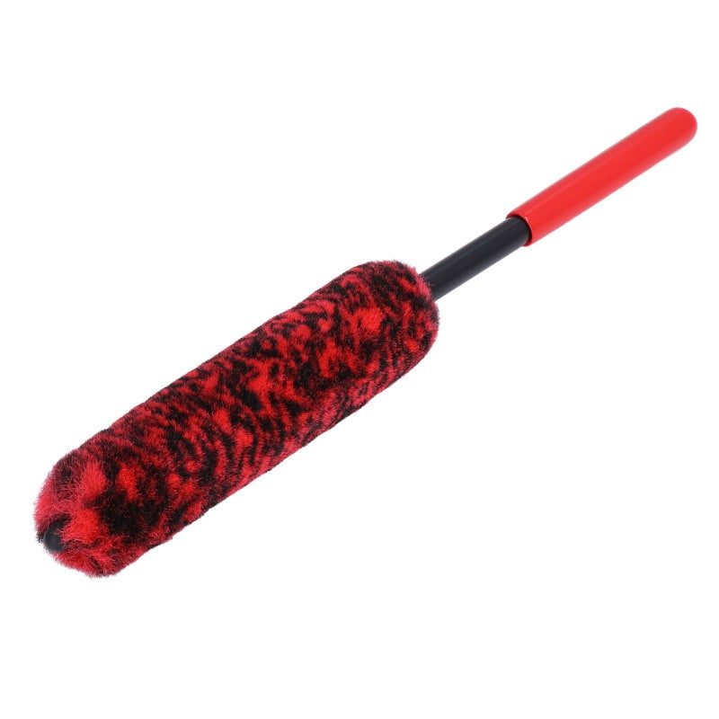 Car Wheel Brush: 1 Pack PP Microfiber, Flexible Long Handle - Scratch-Free Design, Easy Dirt Removal, Rim Cleaning Brush for Car Wheel Hub Detailing - Image 1