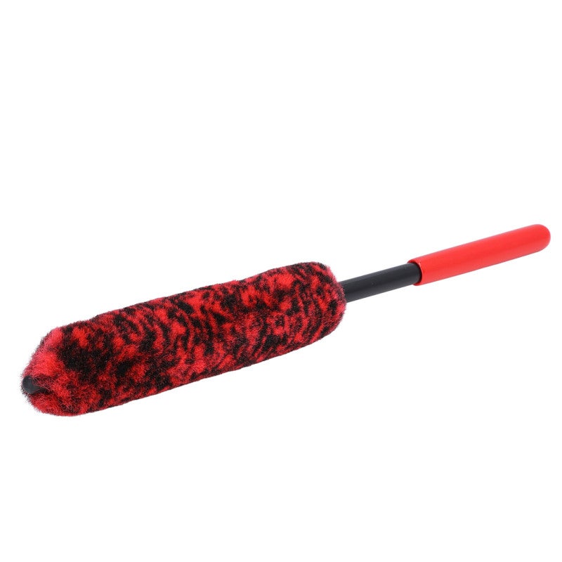 Car Wheel Brush: 1 Pack PP Microfiber, Flexible Long Handle - Scratch-Free Design, Easy Dirt Removal, Rim Cleaning Brush for Car Wheel Hub Detailing - Image 2