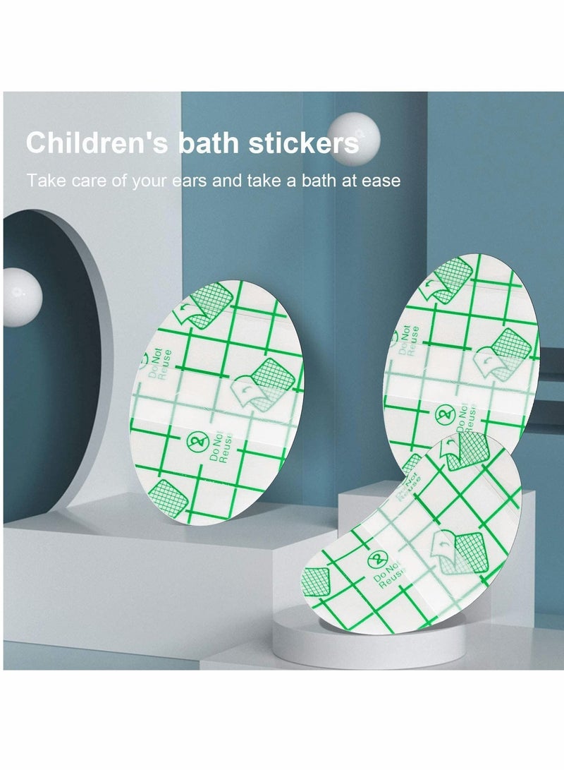 Y&D Waterproof Ear Stickers, Baby Protector, Newborn Protection for Swimming Showering Surfing Snorkeling and Other Water Sports Kids Size（50 Pack）  - Image 3