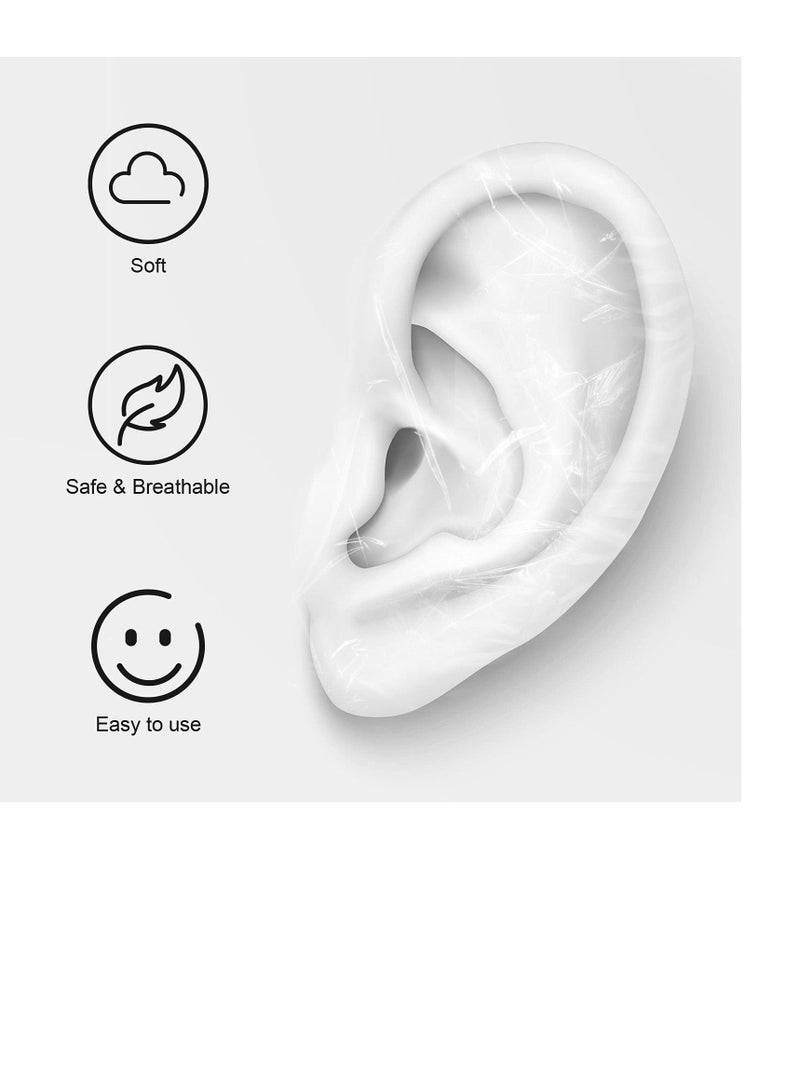 Y&D Waterproof Ear Stickers, Baby Protector, Newborn Protection for Swimming Showering Surfing Snorkeling and Other Water Sports Kids Size（50 Pack）  - Image 2