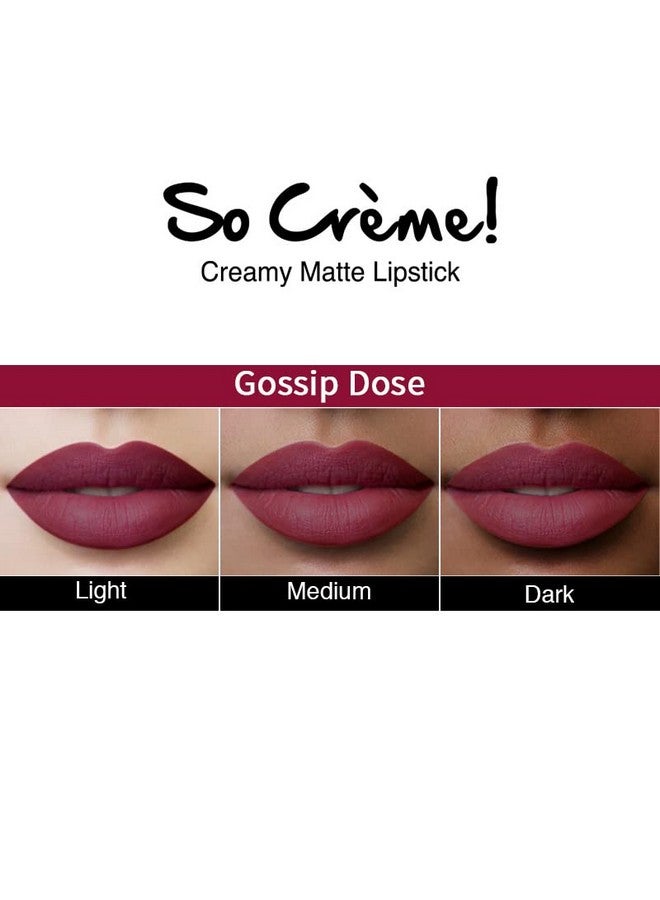 Nykaa So Creme! Creamy Matte Lipstick - Gossip Dose - Image 4