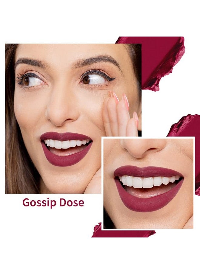 Nykaa So Creme! Creamy Matte Lipstick - Gossip Dose - Image 5