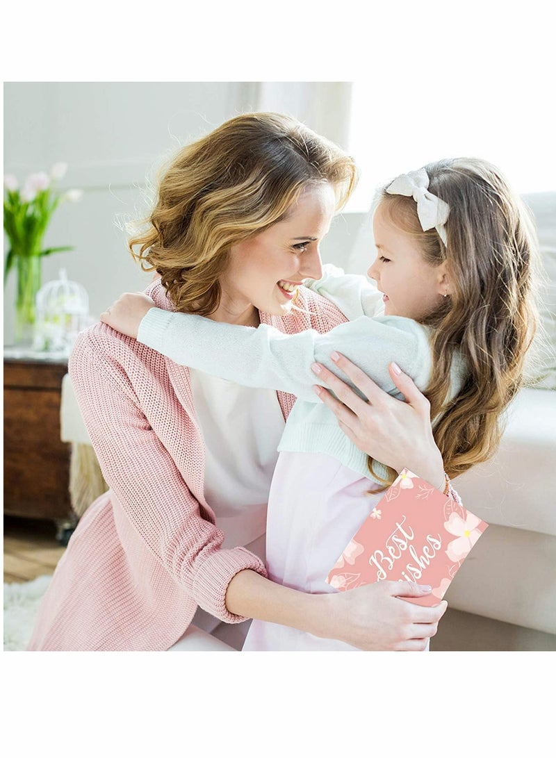 12 Pack Floral Folding Greeting Cards with Envelopes, Assorted Blank Notecards for Baby Showers, Weddings, and All Occasions, Perfect for Adults and Kids - Image 5