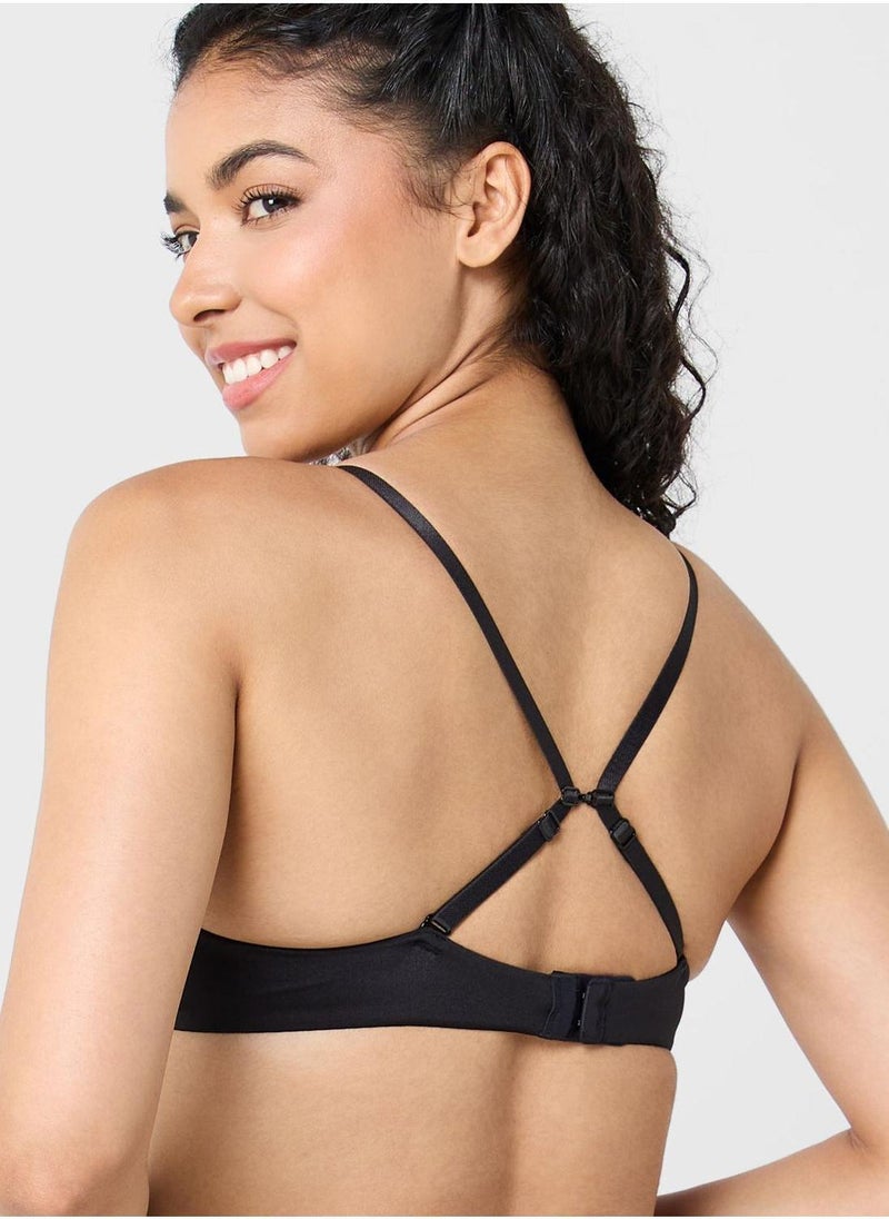 La Senza Plunge Neck Padded Bra - Image 3