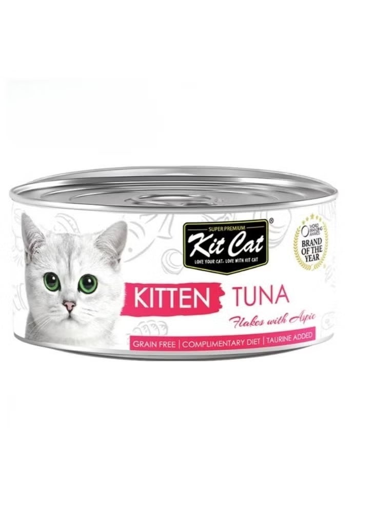 كيت كات رقائق التونة للقطط الصغيرة بنكهة الحساء 80غم عبوة من 6 قطع - Image 5