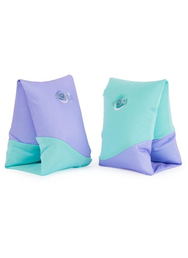 SwimWays Soft Swimmies Toddler Floaties Learntoswim Inflatable Pool Floats & Arm Floaties Swimming Pool Accessories For Kids Aged 35 Purple  - Image 2