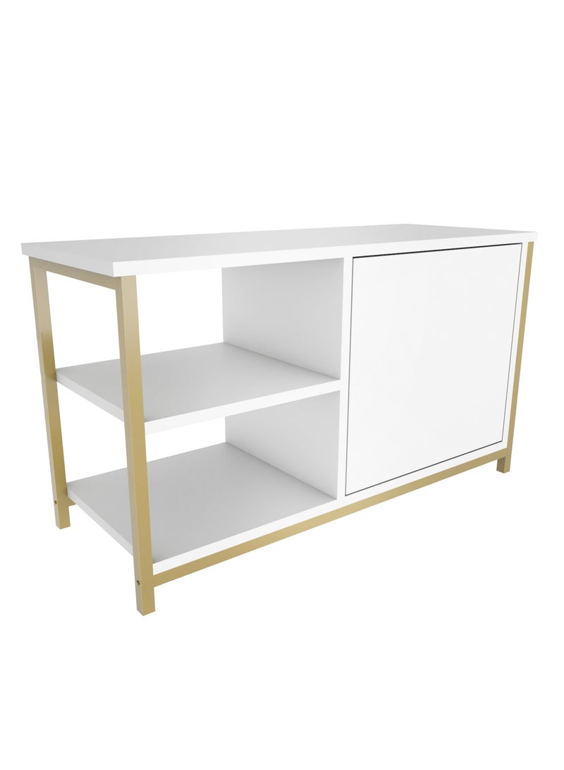 ديكوروتيكا طاولة تلفاز  مسكيغون Muskegon بعرض 90 سم / حامل تلفزيون حتى قياس 41 بوصة - Image 5