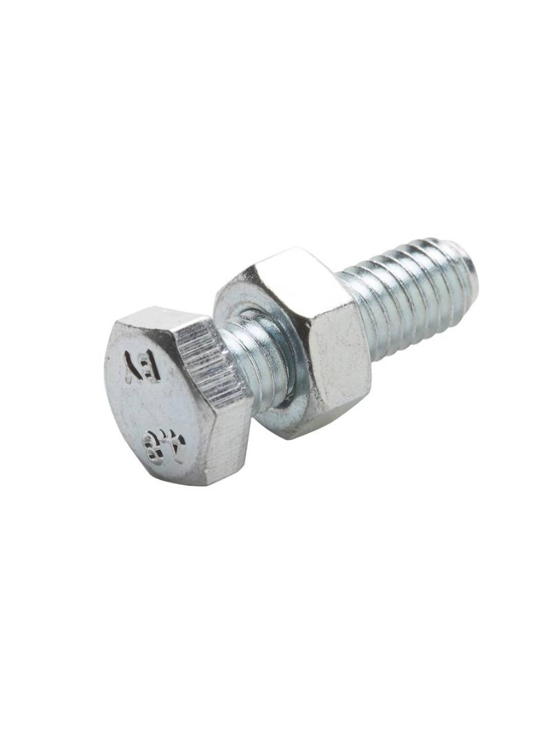 Zinc Plated Carbon Steel Hex Nut And Bolt Pack M10 X 30 Mm 10 Piece