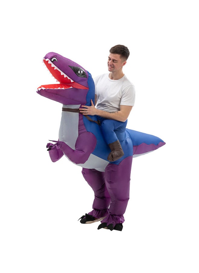 Children's Clothing Funny Animal Dinosaur Mount Toy Inflatable Clothes Tyrannosaurus Rex Cartoon Little Dinosaur Clothes Children-Color:Cycling Tyrannosaurus-Specifications:Collection And Purchase Will Be Shipped First  - Image 5