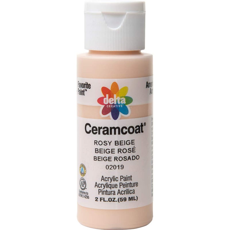 Delta Creative Ceramcoat Acrylic Paint in Assorted Colors 2 oz 2019 Fleshtone