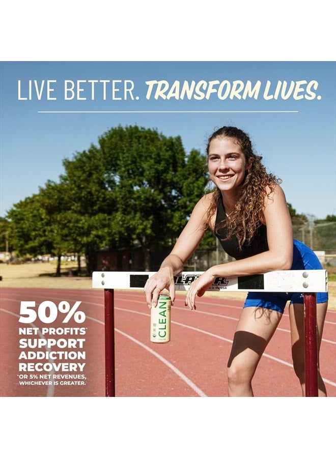 CLEAN Cause Mint & Honey USDA Organic Yerba Mate Tea (15.5oz cans, 12-Pack Case) Non-Carbonated, 160mg Caffeine - Image 4