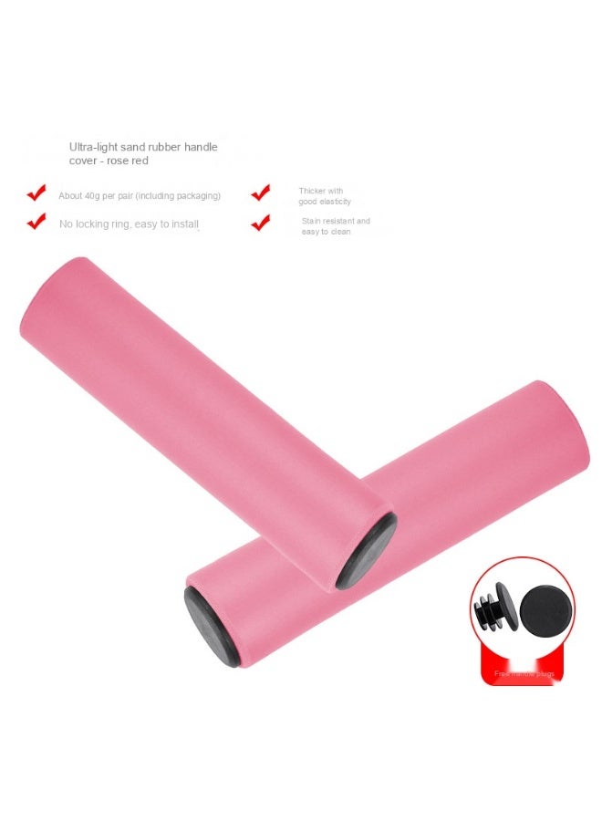 NIBEMINENT New Silicone Material Mountain Bike Grips - The Perfect Combination of Comfort and Durability