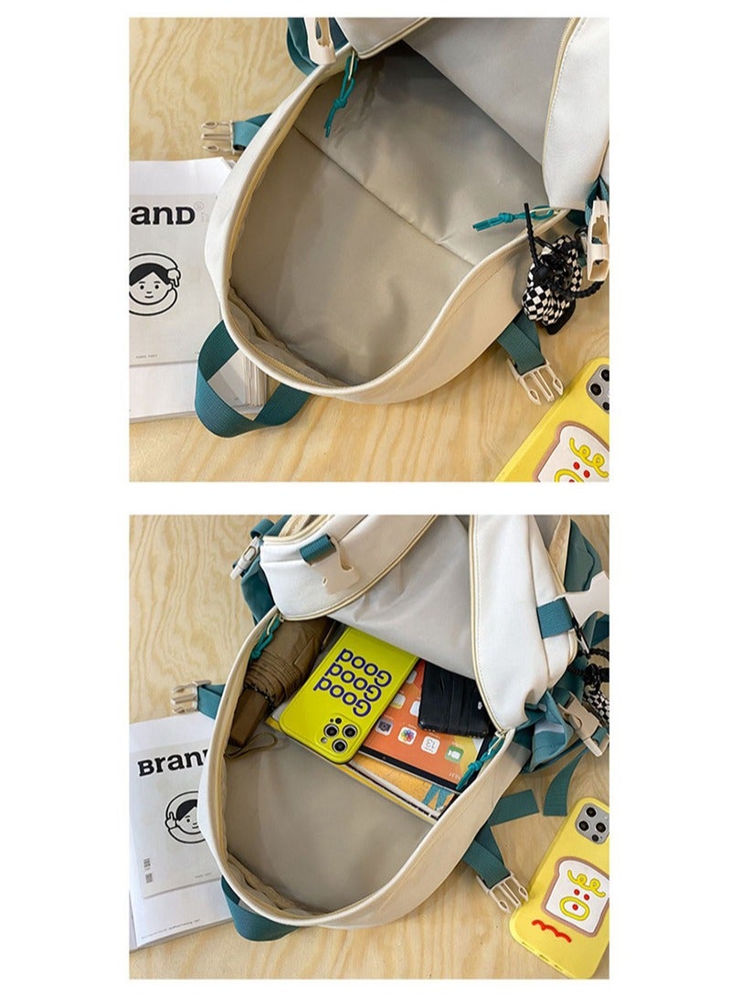 شاربدو حقيبة ظهر بسيطة للطلاب ذات سعة كبيرة 32*20*43 سم - Image 3