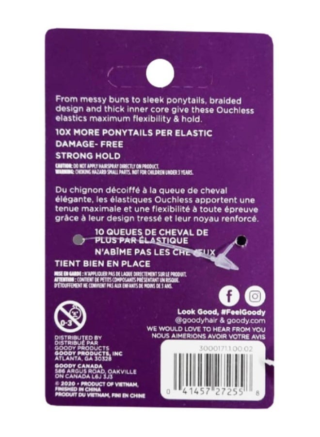 Goody أربطة شعر سوداء 2MM بدون ألم 36CT # 1941874/2088898/3000171 - Image 2