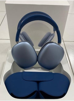P9 P9 Bluetooth & Wireless Over-Ear & Headphone with Mic Silicone Storage Bag, Portable Travel Anti-Scratch Carrying Case Compatible Max Anti-Dust Protective Cover (Navy Blue) with 1 year warranty.  - Image 1