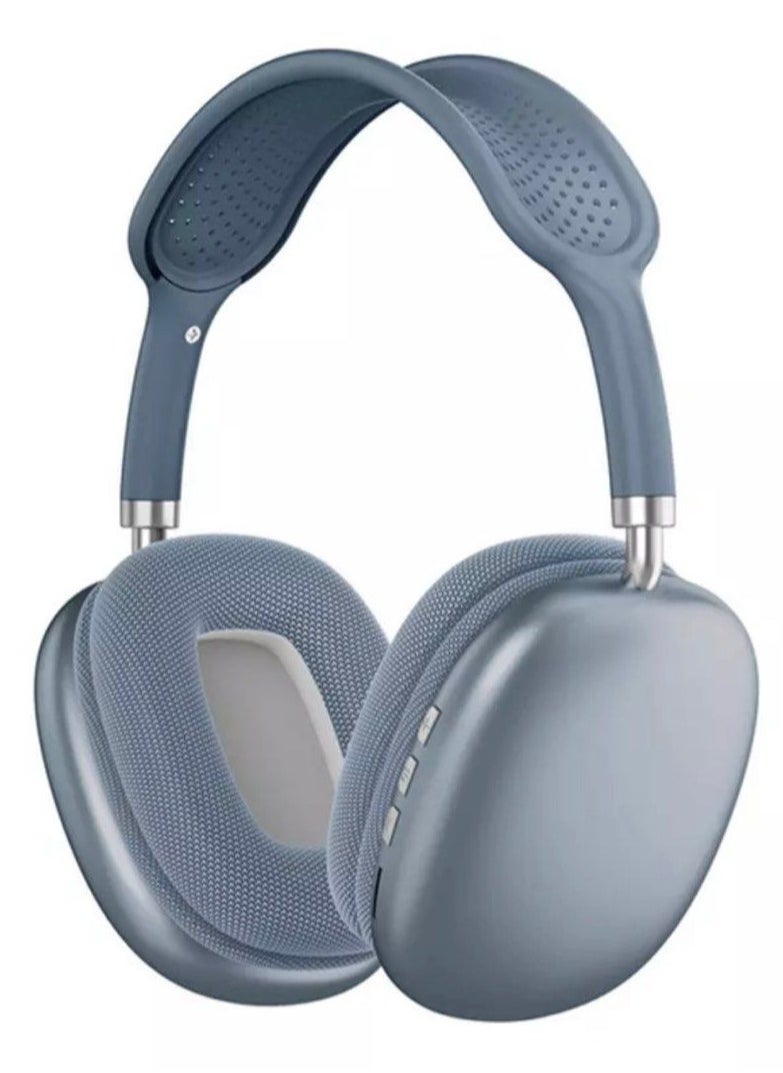 P9 - P9 Bluetooth & Wireless Over-Ear & Headphone with Mic Silicone Storage Bag, Portable Travel Anti-Scratch Carrying Case Compatible Max Anti-Dust Protective Cover (Navy Blue) with 1 year warranty. - Image 1