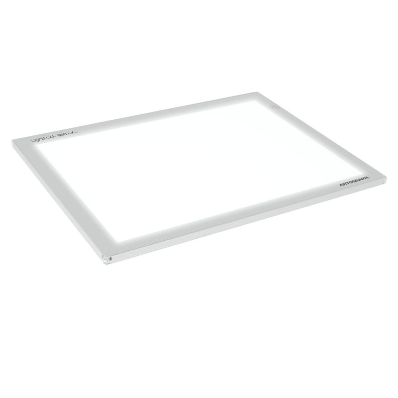 Artograph LightPad 950 LX Thin Dimmable 24x17 Inch Artist Light Box with UV Free LED Light for Tracing Drawing and Patterns Silver