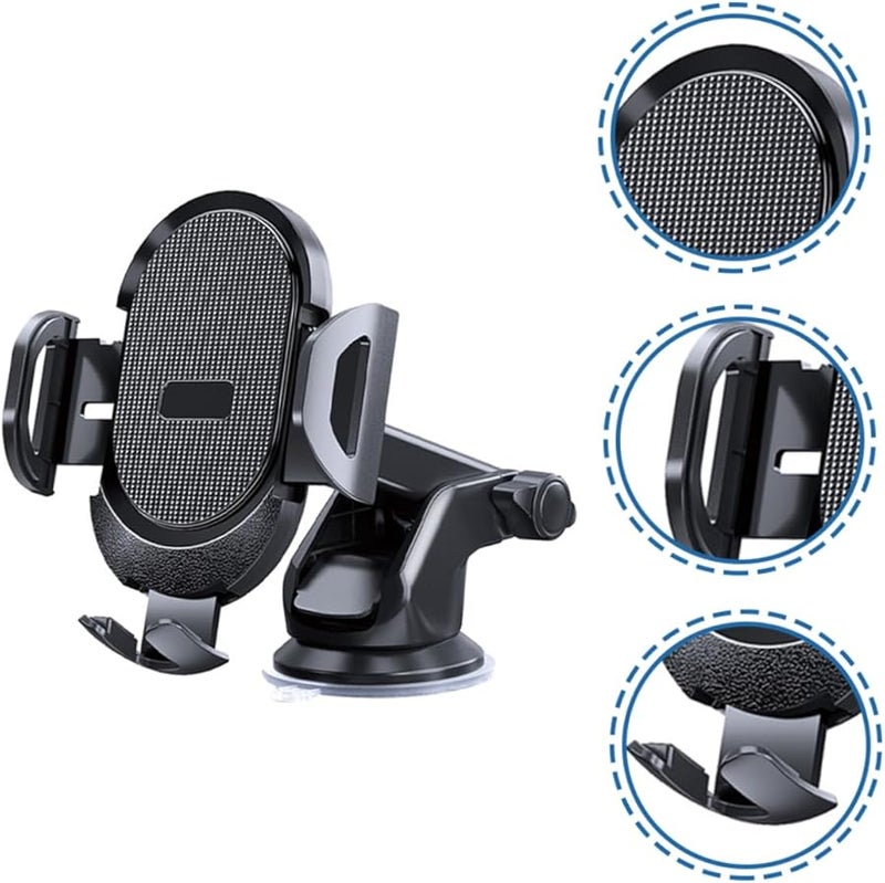 Universal Car Phone Holder Suction Cup Mount Rotatable For Smartphones Navigation And Calls - Image 4