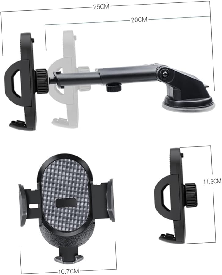 Universal Car Phone Holder Suction Cup Mount Rotatable For Smartphones Navigation And Calls - Image 5