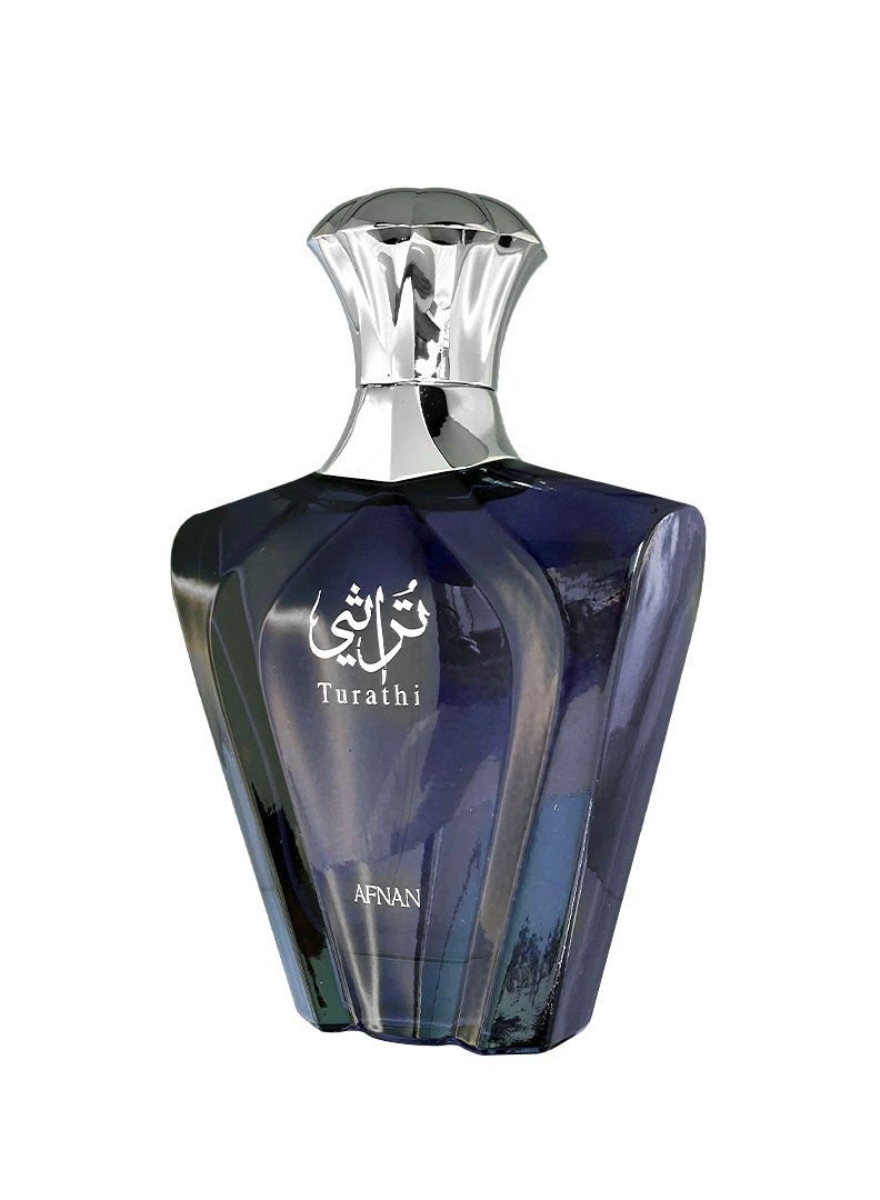 Afnan Turathi Blue Eau de Parfum for Men, 90 ML - Image 3
