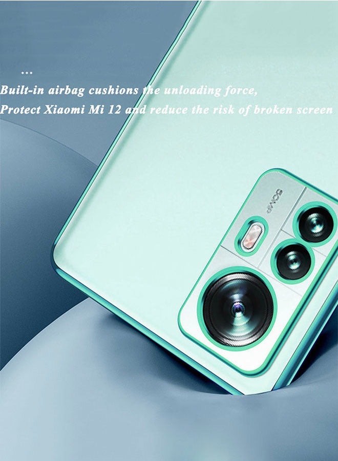 Motim Frosted Phone Case for Xiaomi 12/12 Pro, Transparent Waterproof TPU Gasbag Protection Shockproof Case - Image 5