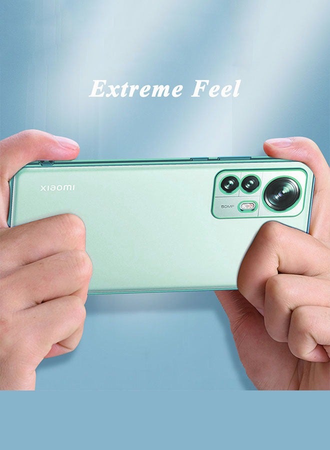Motim Frosted Phone Case for Xiaomi 12/12 Pro, Transparent Waterproof TPU Gasbag Protection Shockproof Case - Image 3