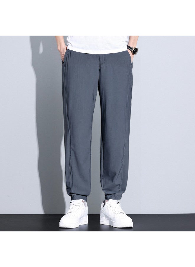 EPTISON بنطلون صيفي رقيق غير رسمي للرجال - بنطلون عصري مريح متعدد الاستخدامات بتصميم ضيق للرجال - Image 4