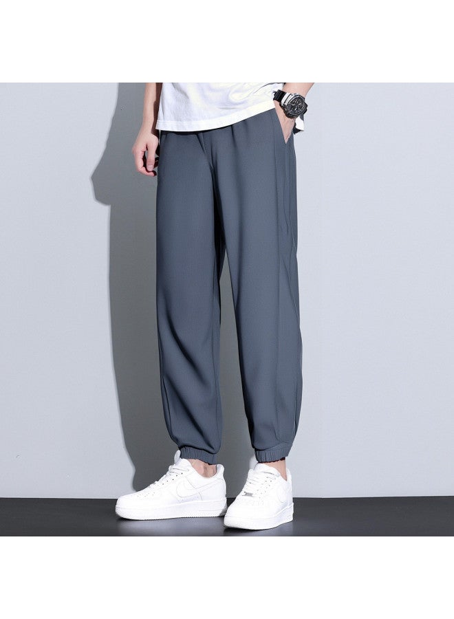 EPTISON بنطلون صيفي رقيق غير رسمي للرجال - بنطلون عصري مريح متعدد الاستخدامات بتصميم ضيق للرجال - Image 2