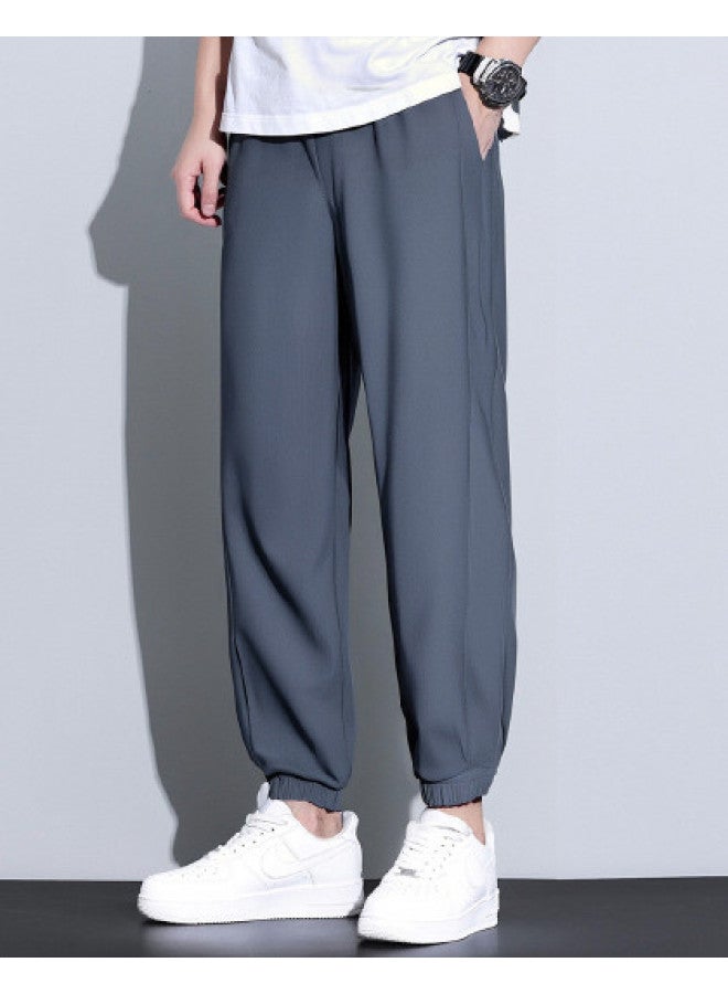 EPTISON بنطلون صيفي رقيق غير رسمي للرجال - بنطلون عصري مريح متعدد الاستخدامات بتصميم ضيق للرجال - Image 1