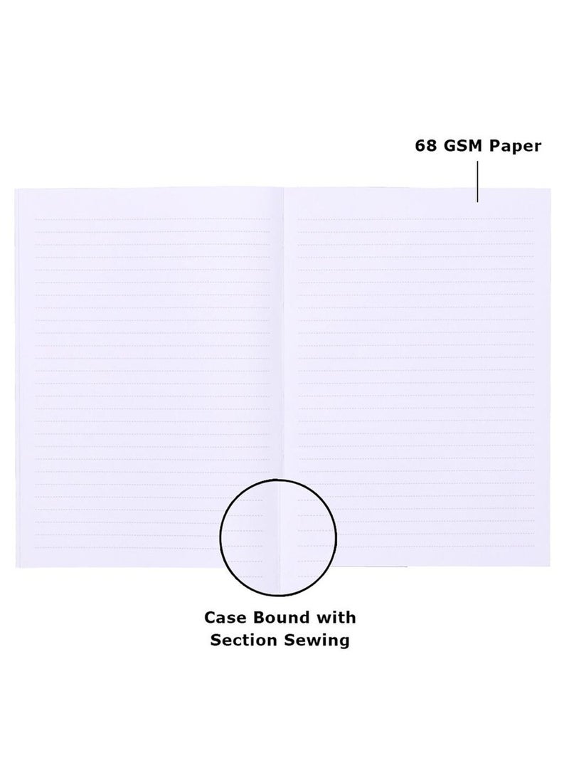 HQ - A4 Size Case Bound Open Spine Notebook For Flat Opening 96 Sheets - Image 1